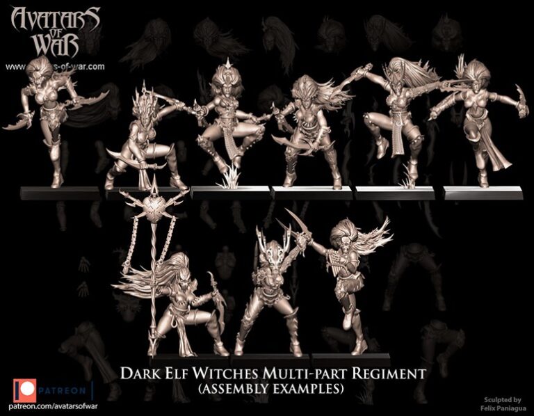 New Dark Elf Witches Available From Avatars of War