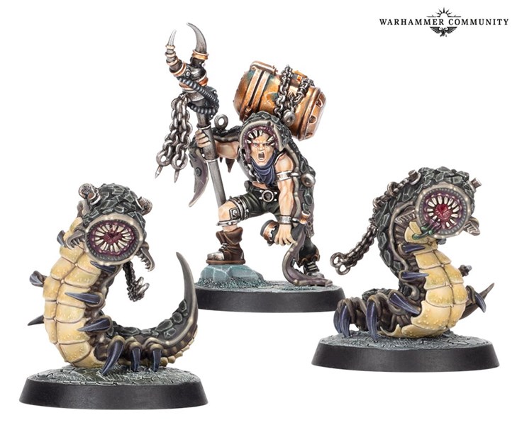 Games Workshop Previews Outland Beastmasters and Millisaurs for Necromunda