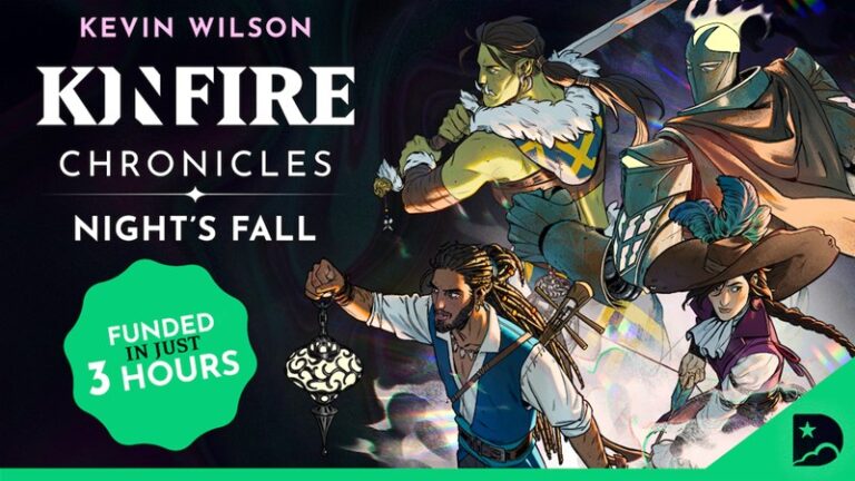Kinfire Chronicles: Night’s Fall Board Game Up On Kickstarter