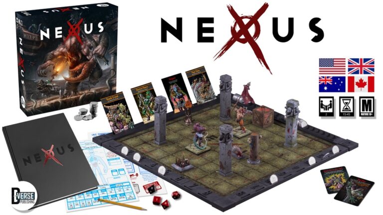 Nexus Arena Combat Board Game Up On Kickstarter