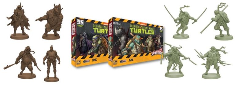 IDW Taking Pre-Orders for TMNT Zombicide Figures