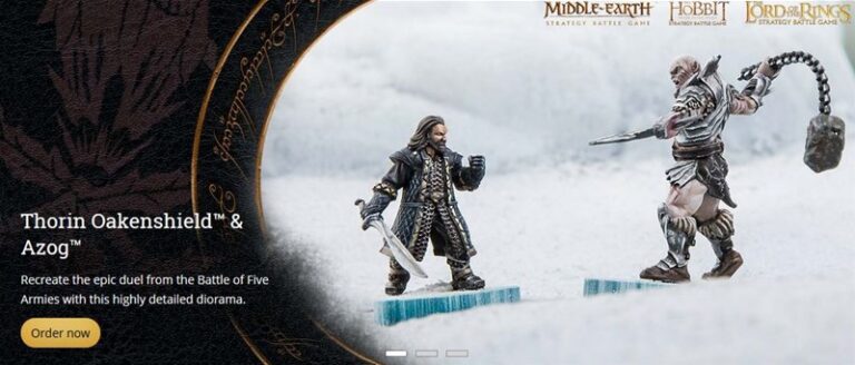 New Thorin Oakenshield & Azog Available to Order From Forge World