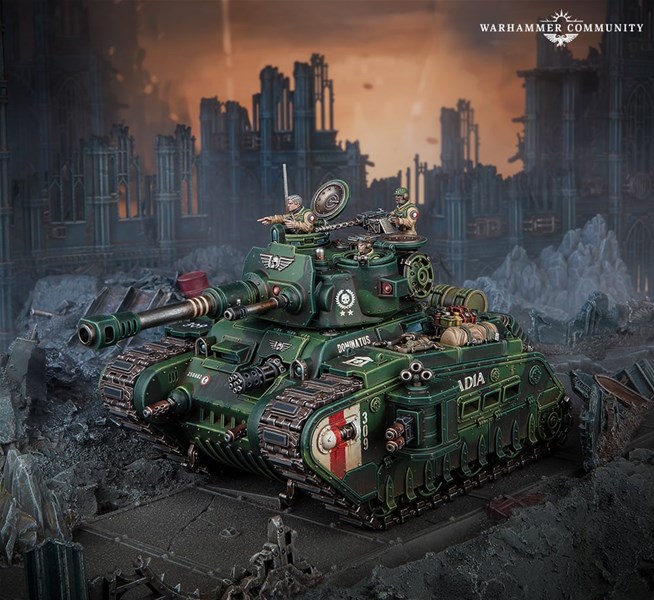 Games Workshop Posts New Rogal Dorn Tank Preview