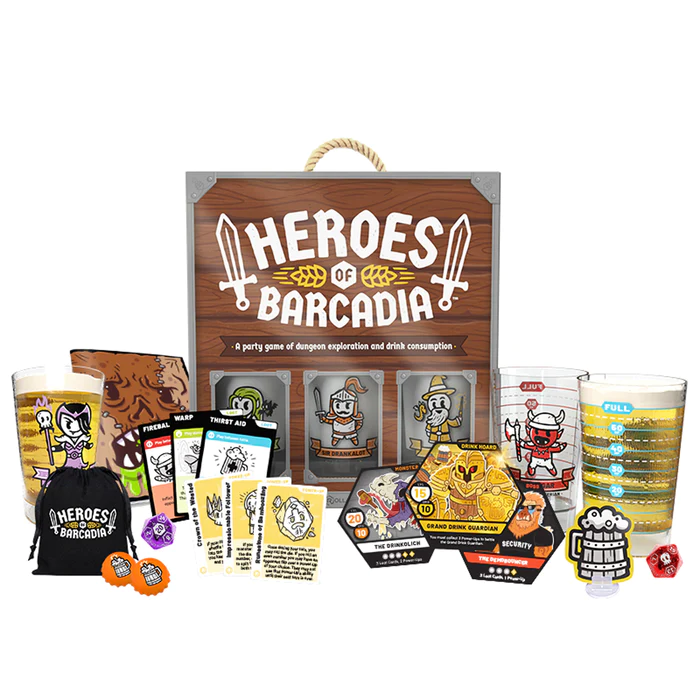 Limited Edition Heroes of Barcadia Kickstarter Edition Now Available on Rollacrit.com