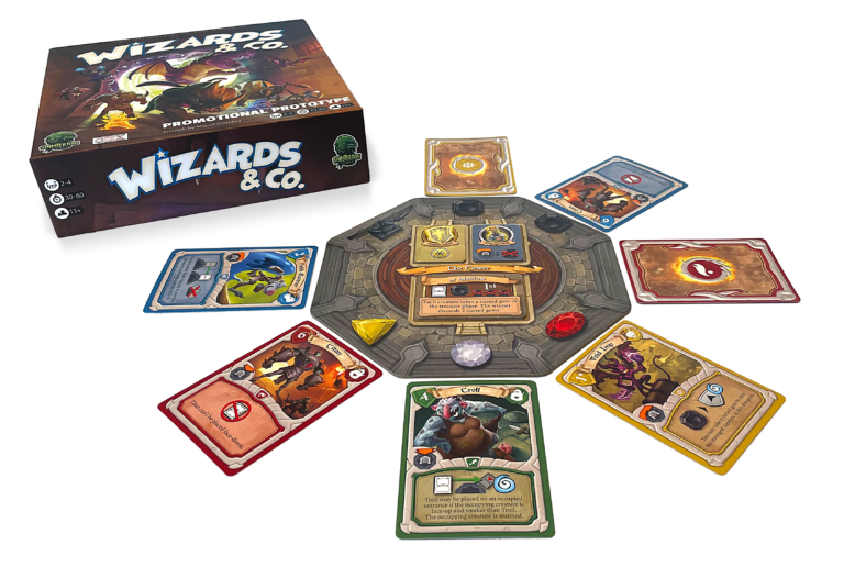 Sinister Fish Games Announces New Competitive Dungeon Raiding Game “Wizards & Co.” on Kickstarter This Summer