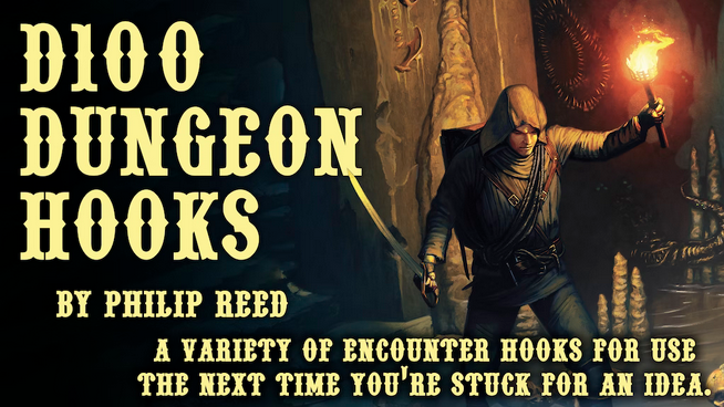 New Kickstarter Project D100 Dungeon Hooks Provides Endless RPG Inspiration