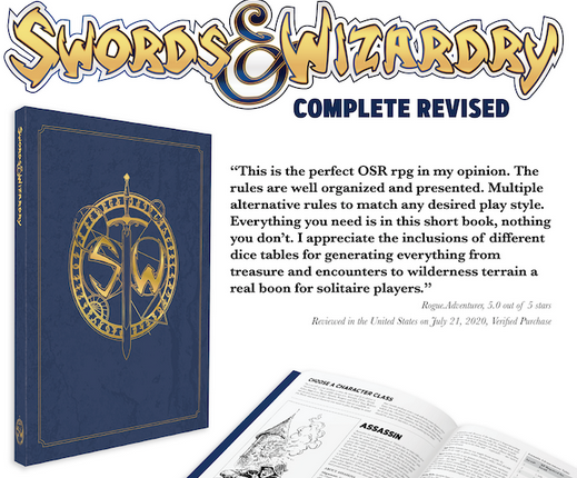Mythmere Games’ Swords & Wizardry Brings Classic RPG Action to Kickstarter