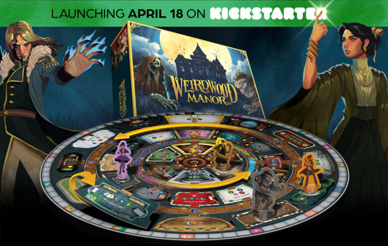 Greyridge Games to Launch Unique Cooperative Board Game, Weirdwood Manor, on Kickstarter This April 18th