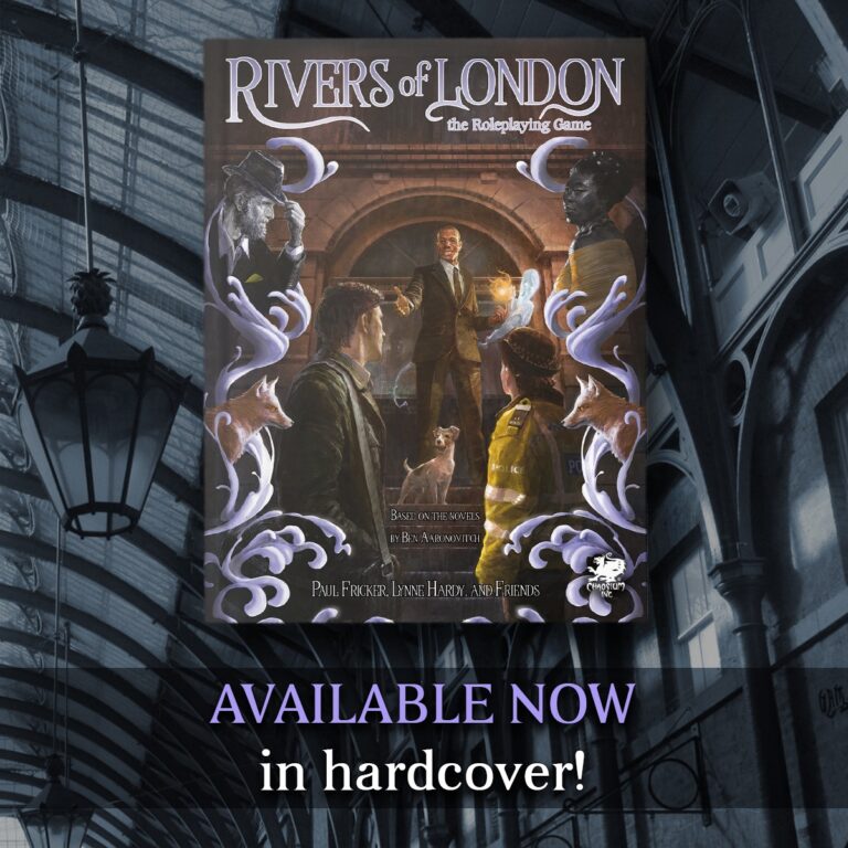 Rivers of London: The Roleplaying Game Now Available in Hardcover!