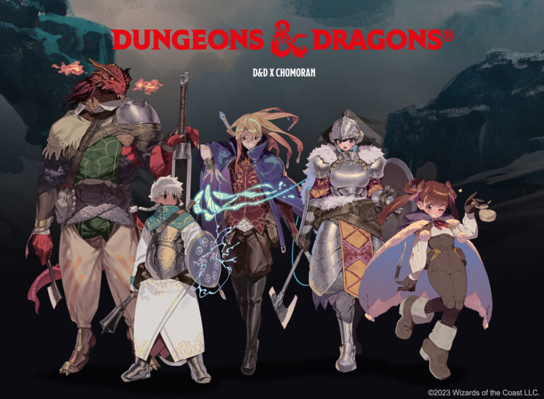 Wizards of the Coast Unveils New Anime-Style ‘Iconic Party’ for Japanese Release of D&D