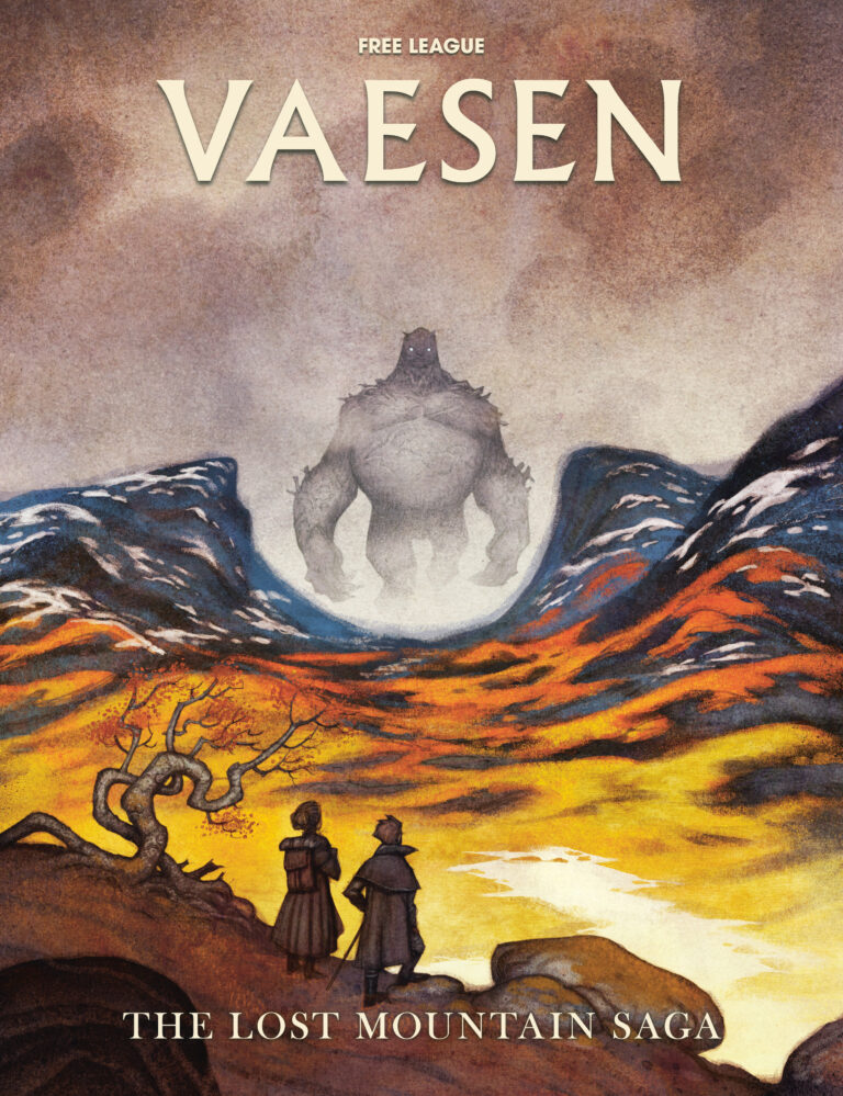 Free League Publishing Unveils ‘The Lost Mountain Saga’, an Epic Expansion for ENNIE-Awarded ‘Vaesen – Nordic Horror Roleplaying