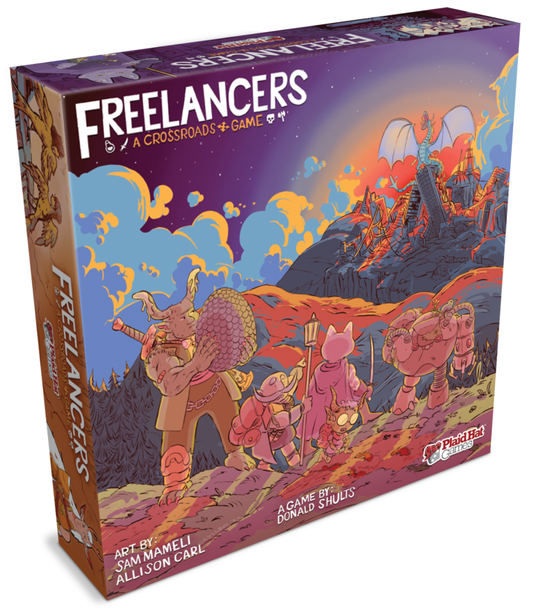 Plaid Hat Games Announces the Release of Freelancers: A Crossroads Game, Now Available for Pre-Order