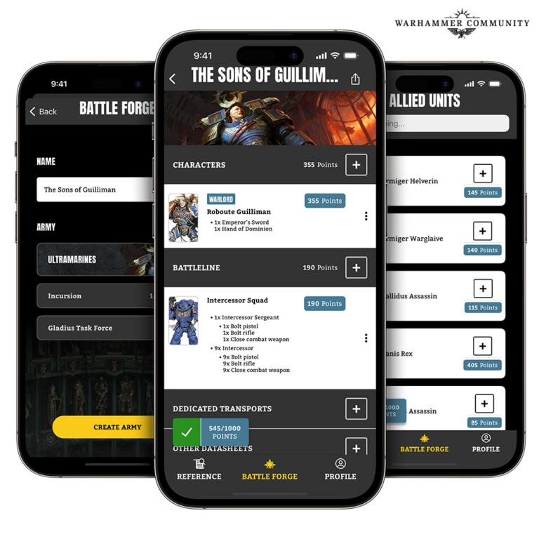 Games Workshop Introduces the New Free-to-Download Warhammer 40,000 App