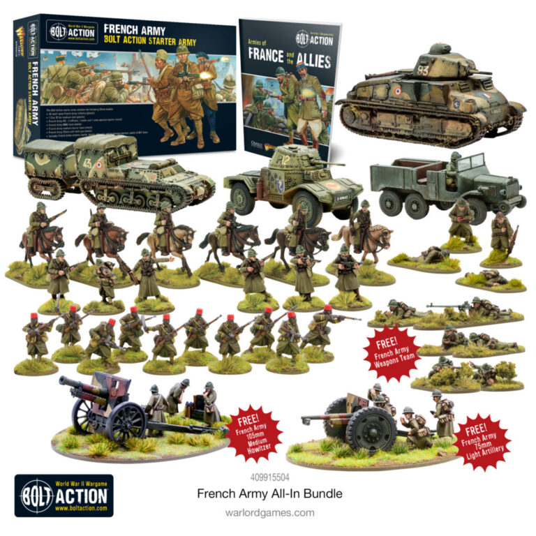 New Bolt Action Plastic French Infantry Set Unveiled