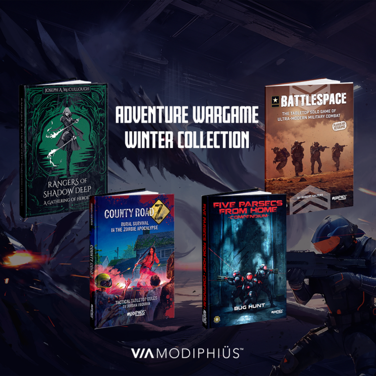 ViaModiphius Unveils Winter Collection of Solo/Co-Op Adventure Wargames