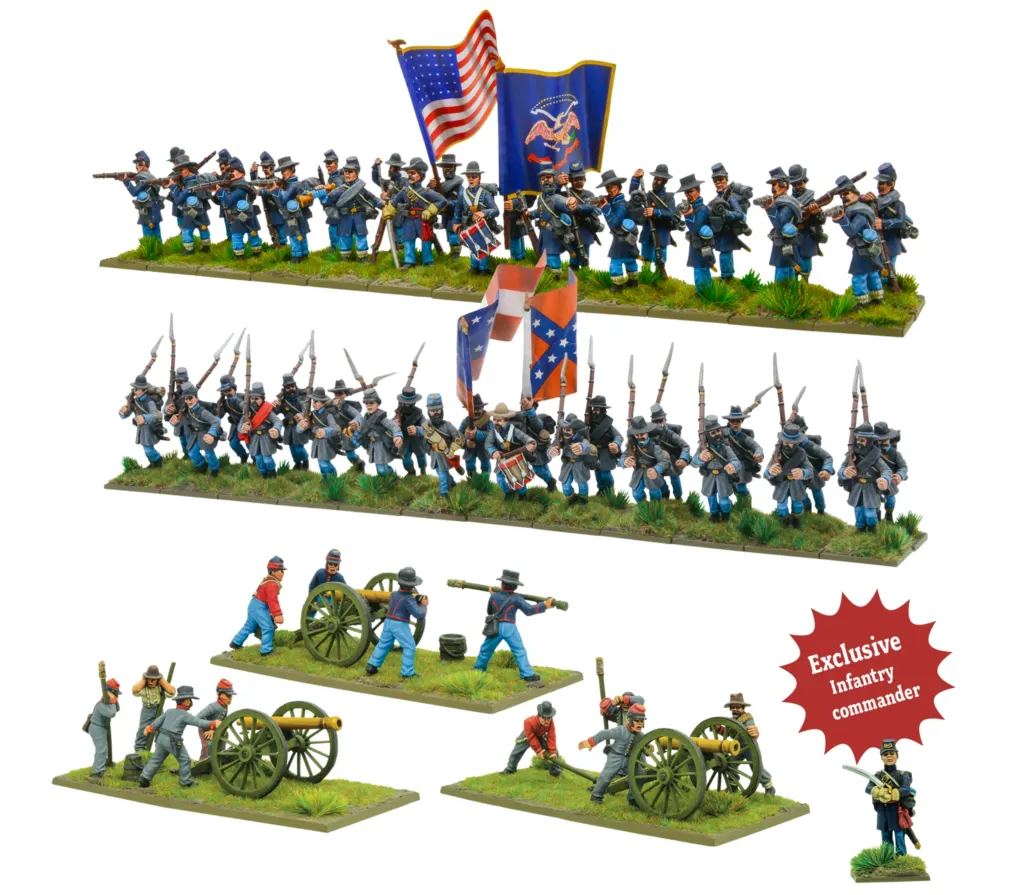 American Civil War: Infantry Regiment Firing Line – Warlord Games