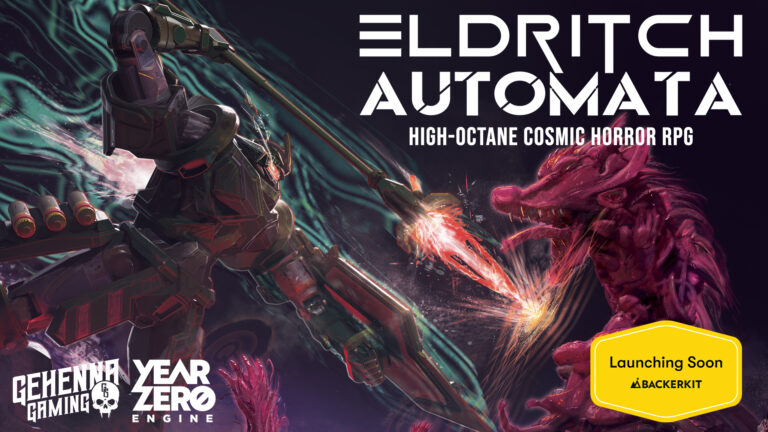 Gehenna Gaming Releases Free Quickstart for New Tabletop RPG “Eldritch Automata” Ahead of Backerkit Campaign