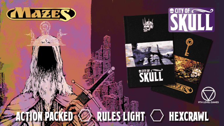 9th Level Games Announces “City of Skull” Campaign Launch on BackerKit