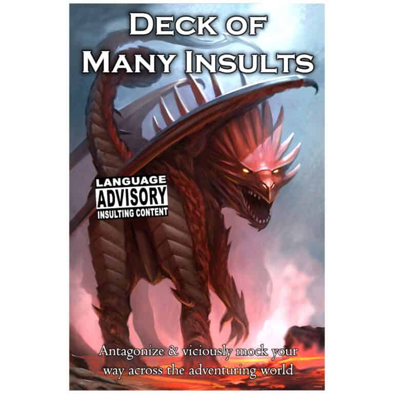 Loke BattleMats Introduces the Deck of Many Insults