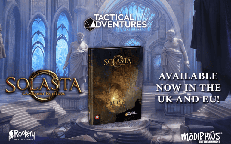 “Solasta Campaign Rulebook” Now Available from Modiphius