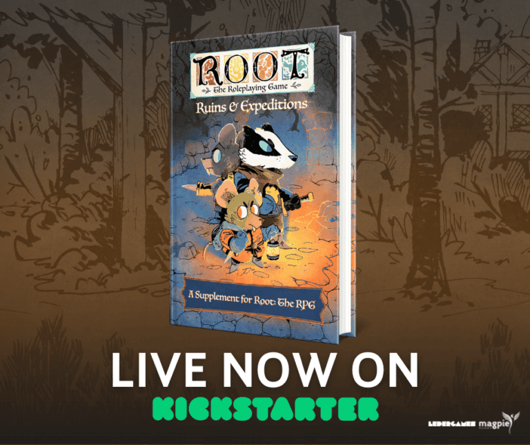 Magpie Games Launches Kickstarter for “Ruins & Expeditions,” a New Expansion for Root: The Roleplaying Game