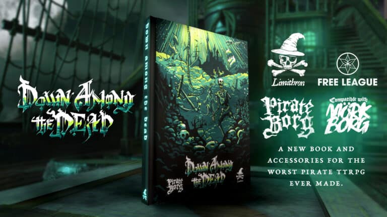 Limithron to Set Sail with “Down Among the Dead” Kickstarter, Expanding the Pirate Borg Universe on September 17th