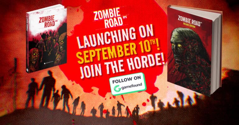 Dragonmount Press Set to Launch Zombie Road RPG on Gamefound Tomorrow